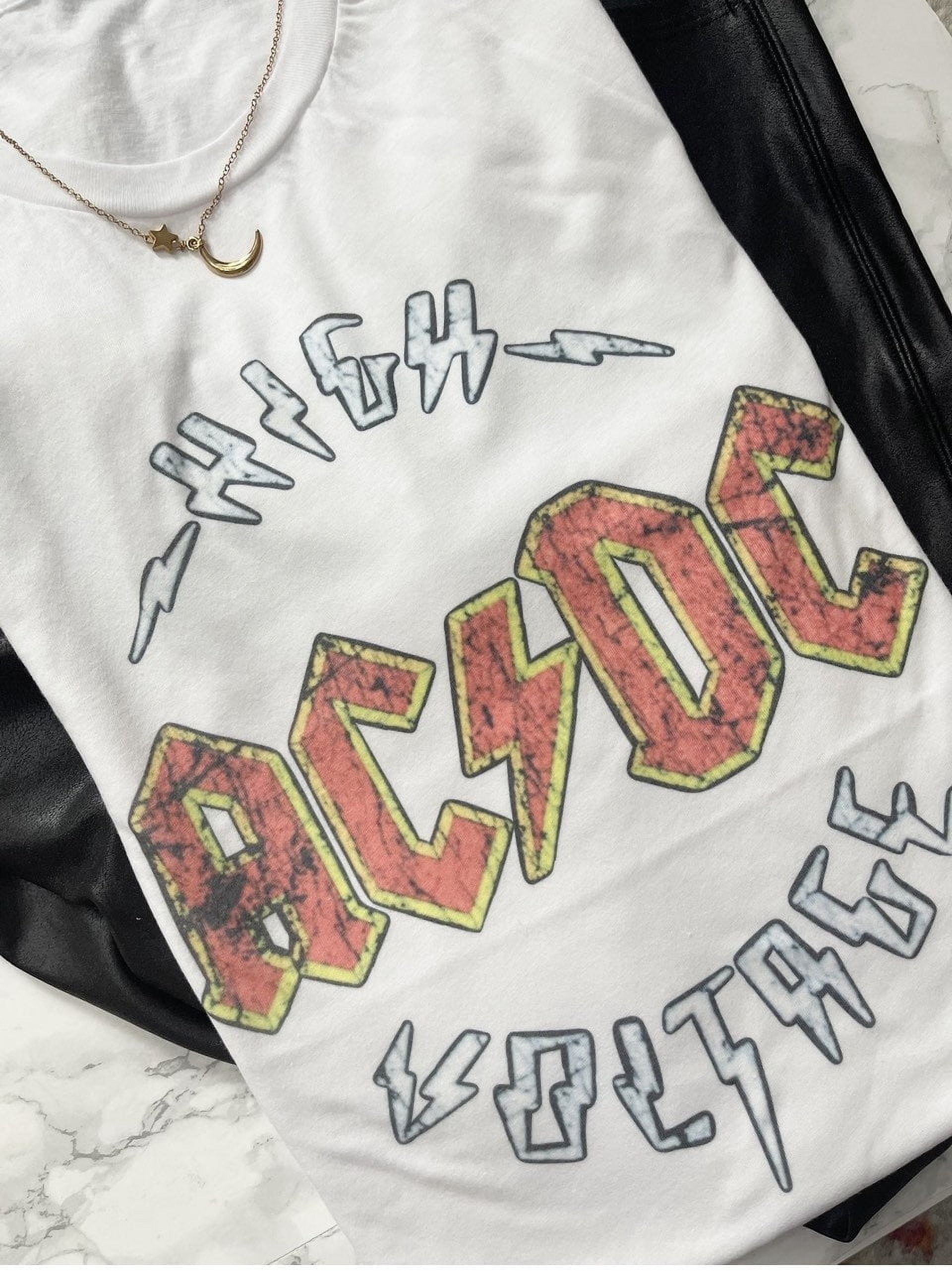 Ac.dc Shirt vintage shirt band 2025 - Walmart.com