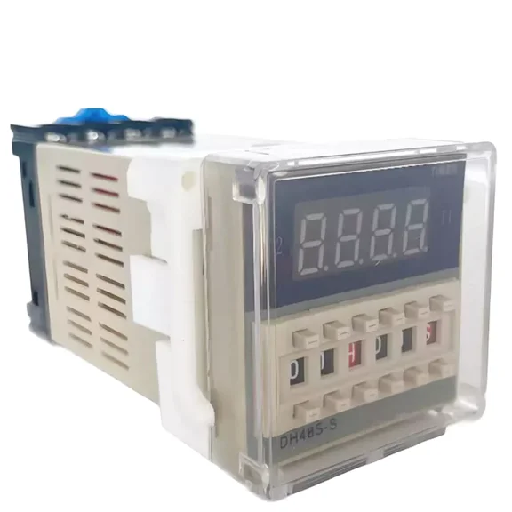 Ac110V Digital Precision Programmable Time Delay Relay Dh48S-S With Base