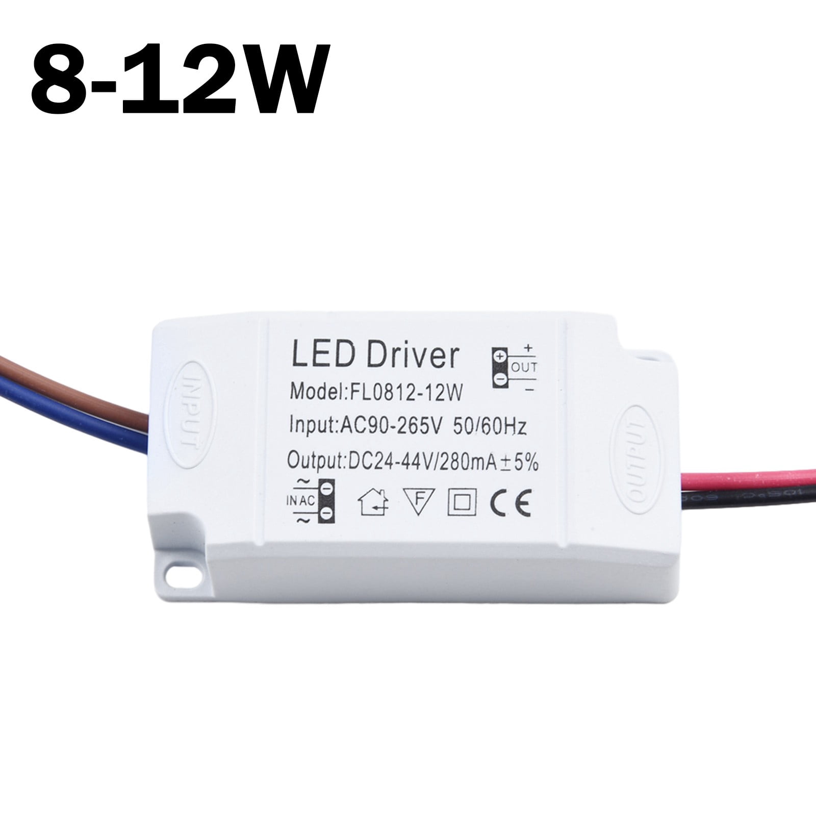 AC90~265V 3~24W LED Driver Power Supply Adapter Transformer for LED ...