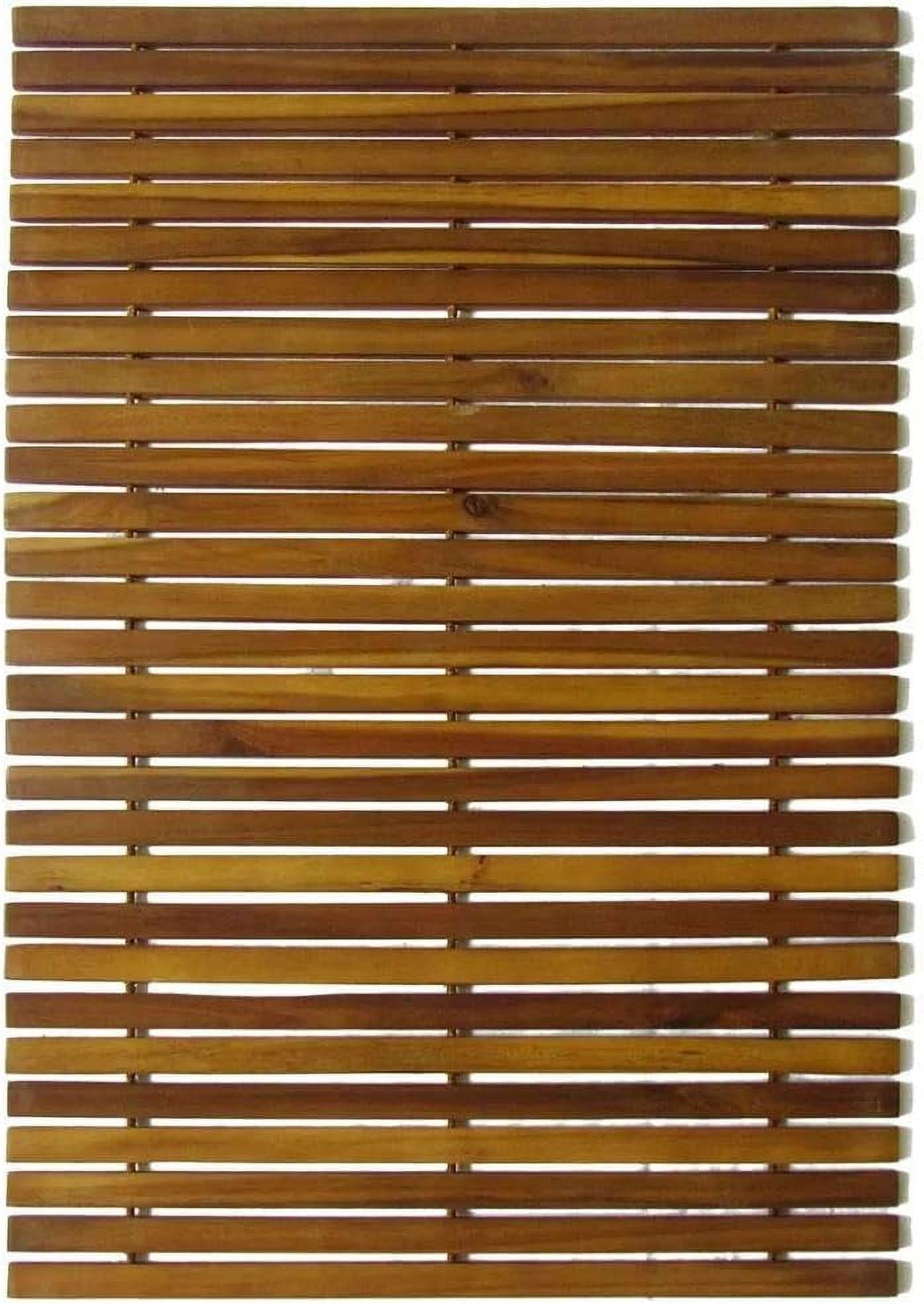 Acacia Bath Mat for Use on Shower Floor or Outside Sauna Area of