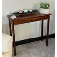 thumbnail image 1 of Acacia Mid-Century Entryway Table with Drawer in Mahogany Matte, 1 of 7