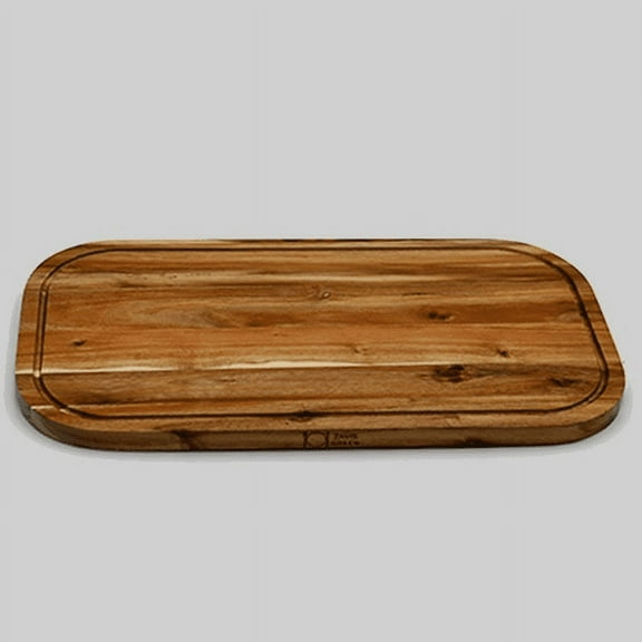 Acacia Serving Rounded cutting Board Wood 20" X 11"