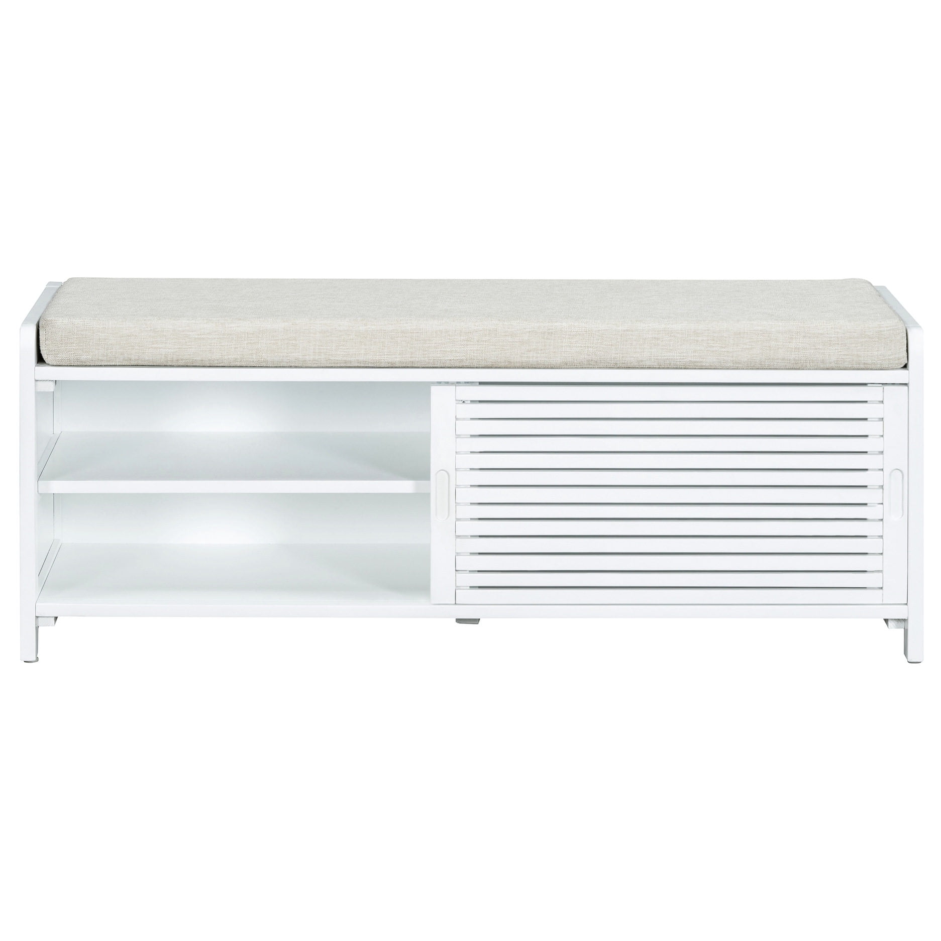 Acacia Veneer Shutter Bench+Elegant Slats”-“Vintage Room Setting ...