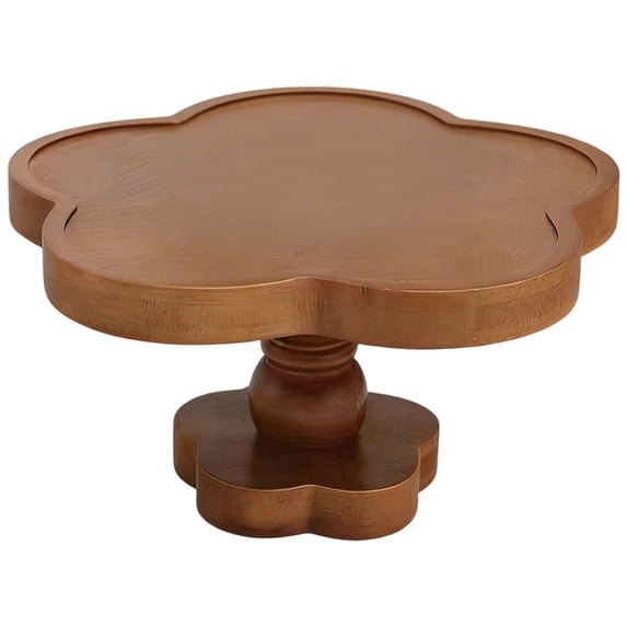 Acacia Wood Cake Stand – Wooden Rustic Farmhouse Cupcake Stand - Wedding and Birthday Decorating Cake Pedestal Stand - Dessert Display Serving Use at Parties, Restaurants, Birthday