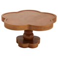 thumbnail image 1 of Acacia Wood Cake Stand – Wooden Rustic Farmhouse Cupcake Stand - Wedding and Birthday Decorating Cake Pedestal Stand - Dessert Display Serving Use at Parties, Restaurants, Birthday, 1 of 9