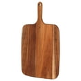 thumbnail image 1 of Acacia Wood Cutting Board and Chopping Board with Handle Cheese Board Pizza Board Pizza Cutting Board with Handle- Decorative Charcuterie Boards for Kitchen, 1 of 5