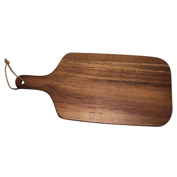 Acacia Wood Cutting Board with Handle Wooden Kitchen Chopping Board for Meat Cheese Bread Vegetables Fruits Food