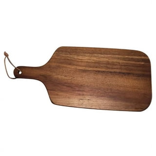 Woodla Small Wood Cutting Board with Handle for Kitchen or Bar, Reversible, Durable and Stylish 10x6 inch Beechwood