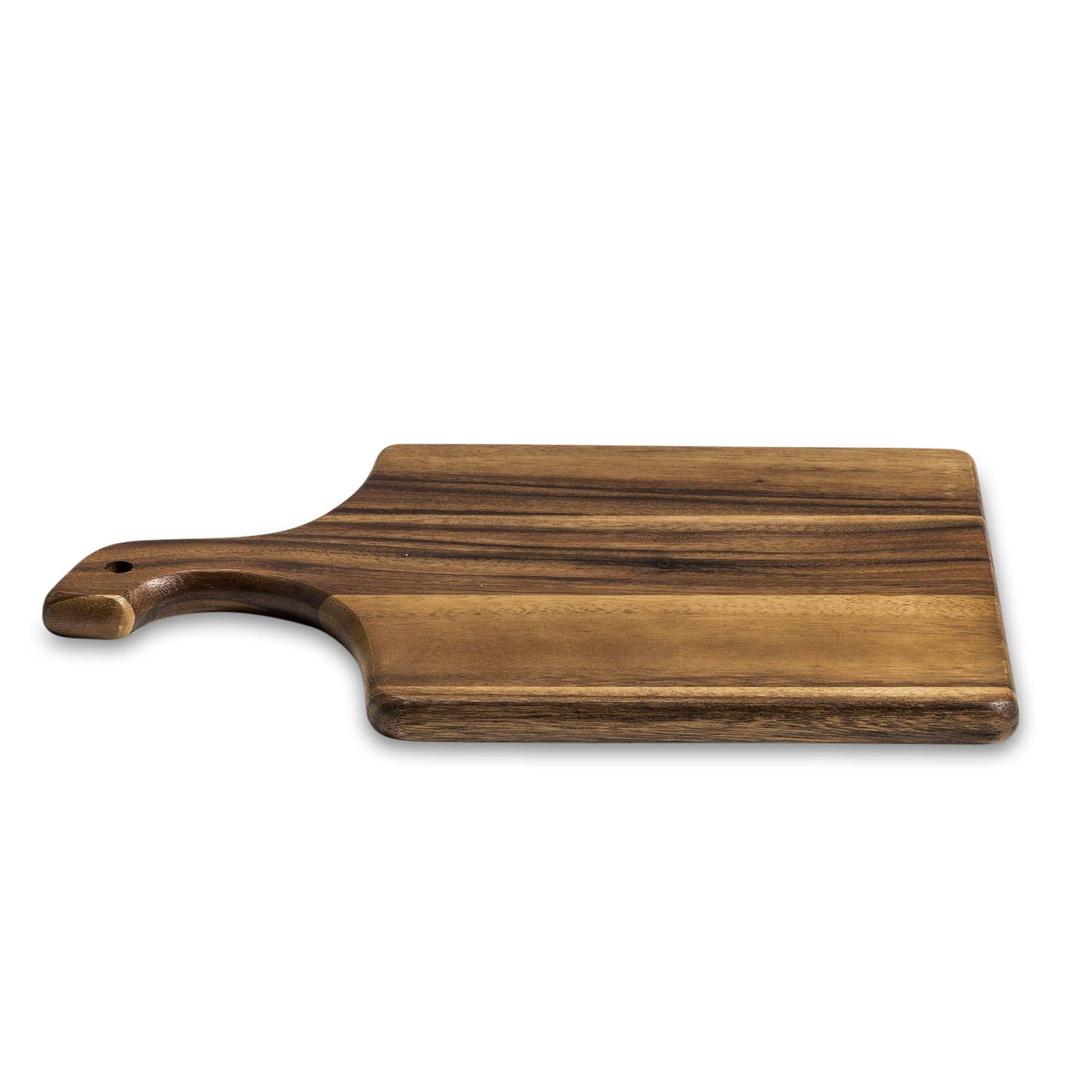 Kalmar Home Rectangular Acacia Wood Cutting Board with Handle