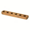 thumbnail image 1 of Acacia Wood Egg Holder - 6 Egg Storage Tray with Removable Catch Tray, Multi-Use Kitchen Organizer (Solid Wood, Smooth Craftsmanship), 1 of 8