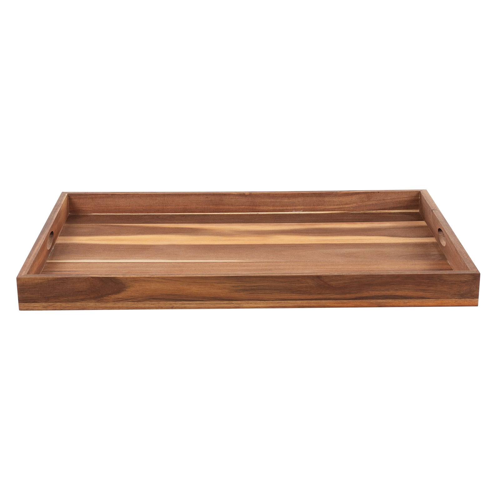 Acacia Wood Stove Cover 30×22×2.5in, Multi-Use Cutting Board Charcuterie Serving Tray, Durable Polished Stove Top Cover for Kitchen Restaurant