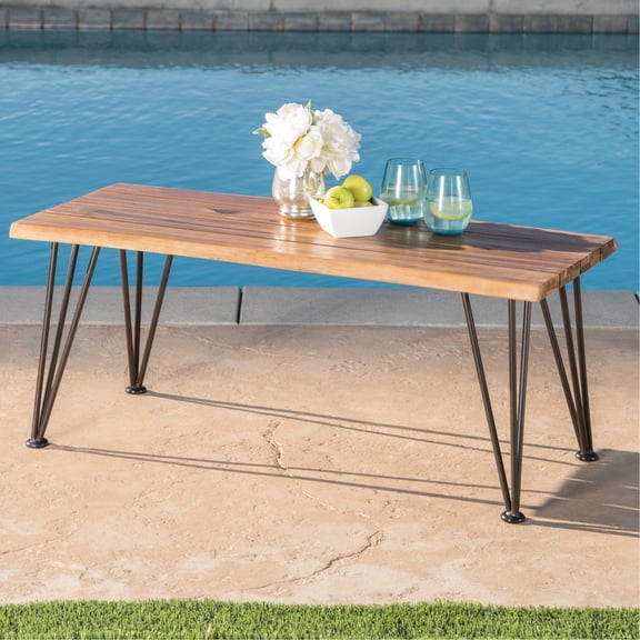 Acacia Wood Durability / Backyard Game Area / Nice - Looking Coffee Table