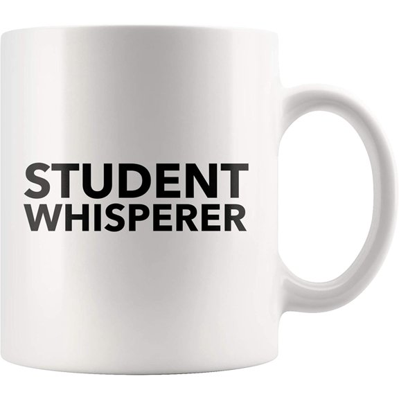 Academic Dean Funny Cute Gag Gift Idea Student Whisperer Mug 11 oz Ceramic Coffee Tea Cup Appreciation Gifts School University Head Of Faculty Department for College White Mugs
