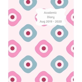Academic Diary Aug 2019-2020: 8x10 day to a page academic year diary, hourly appointments and space for notes on each pa, (Paperback)