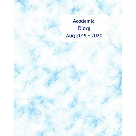 Academic Diary Aug 2019-2020: 8x10 day to a page academic year diary, hourly appointments and space for notes on each page. Perfect for teachers, st