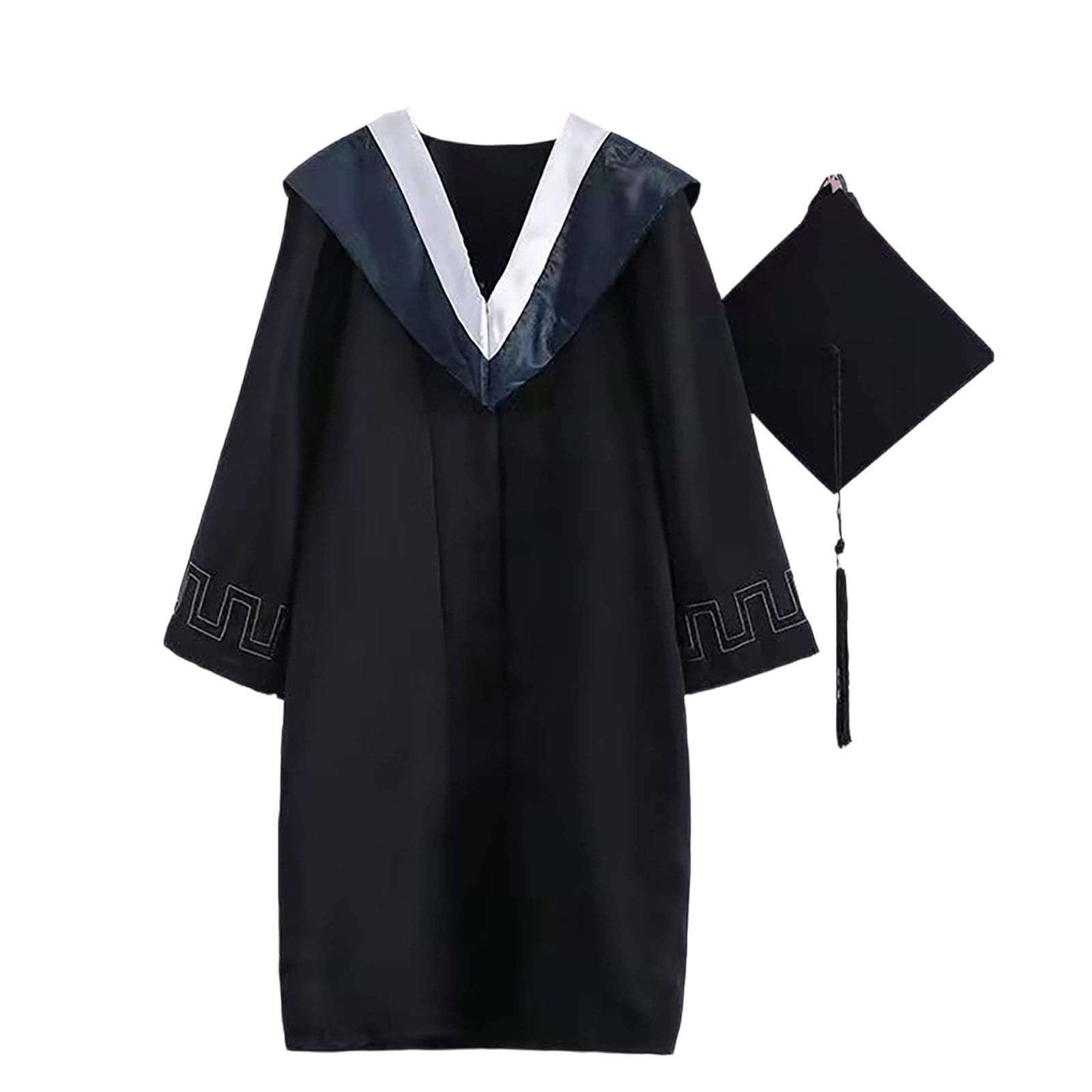 doctorate graduation dress Classic Doctoral Tam & Gown Step onto the graduation runway with elegance and prestige with our Cappe Diem Purple Doctoral Gown and Tam Deluxe Deluxe Set PhD graduation gown from Gownsea.