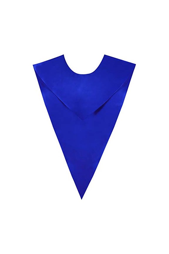 Academic Honoring Stole Adjustable Satined Fabric V Cut Design Collar for Graduation Seminars with Adult Child Sizes