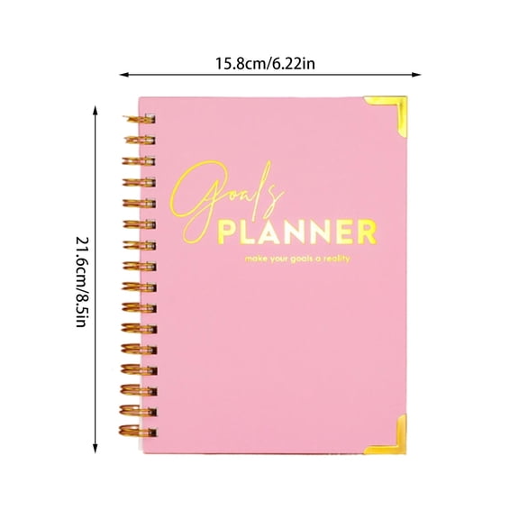 Academic Teacher Lesson Planner Aug 2024-2026 Daily Weekly and Monthly Goals Notebook with 7 Period Vertical Layout and Student Information Pages for School Teachers and College Students