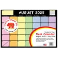 thumbnail image 1 of SHAPES ETC. Academic Year Desk Calendar - Combo Set of Black/White with Previews and Chalkboard Design, 1 of 11