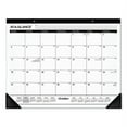 thumbnail image 1 of Academic Year Ruled Desk Pad, 21.75 x 17, White Sheets, Black Binding, Black Corners, 16-Month (Sept to Dec): 2023 to 2024 | Bundle of 10 Each, 1 of 5