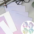 thumbnail image 1 of Academic gear Set (Gradient Paper, Envelope Pack), 4 Sets Of Gradient Green, Purple, Yellow And Powder, Morandi Academic gear Set, 6 Paper & Envelopes, For Letter Writing, Aesthetic, Meiiso, 1 of 8