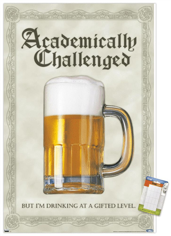 Academically Challenged Wall Poster, 14.725" x 22.375"