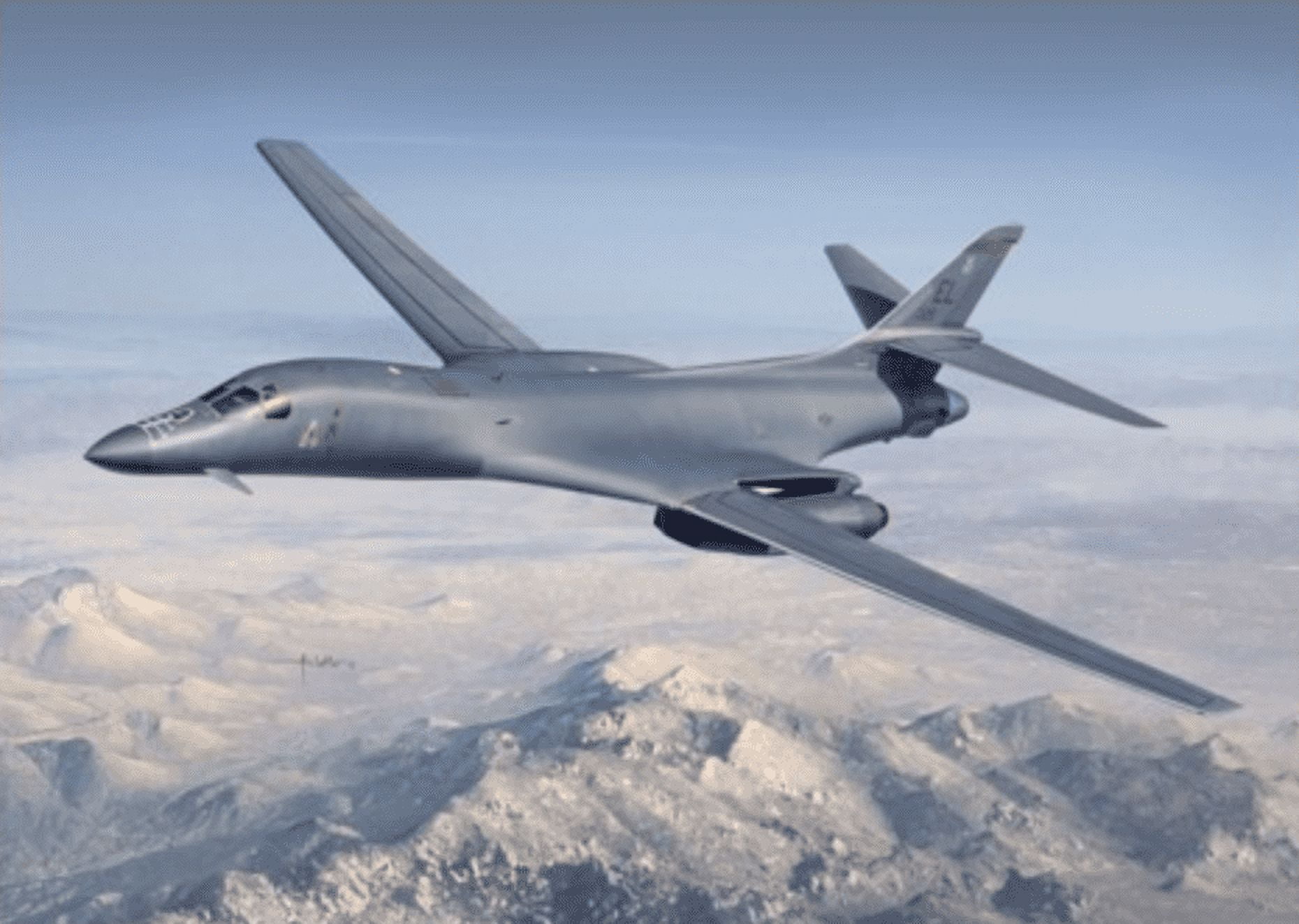 B1 Model Academy 12620 B-1B Lancer 34th BS 'Thunderbirds' 1/144 Scale Plastic ...
