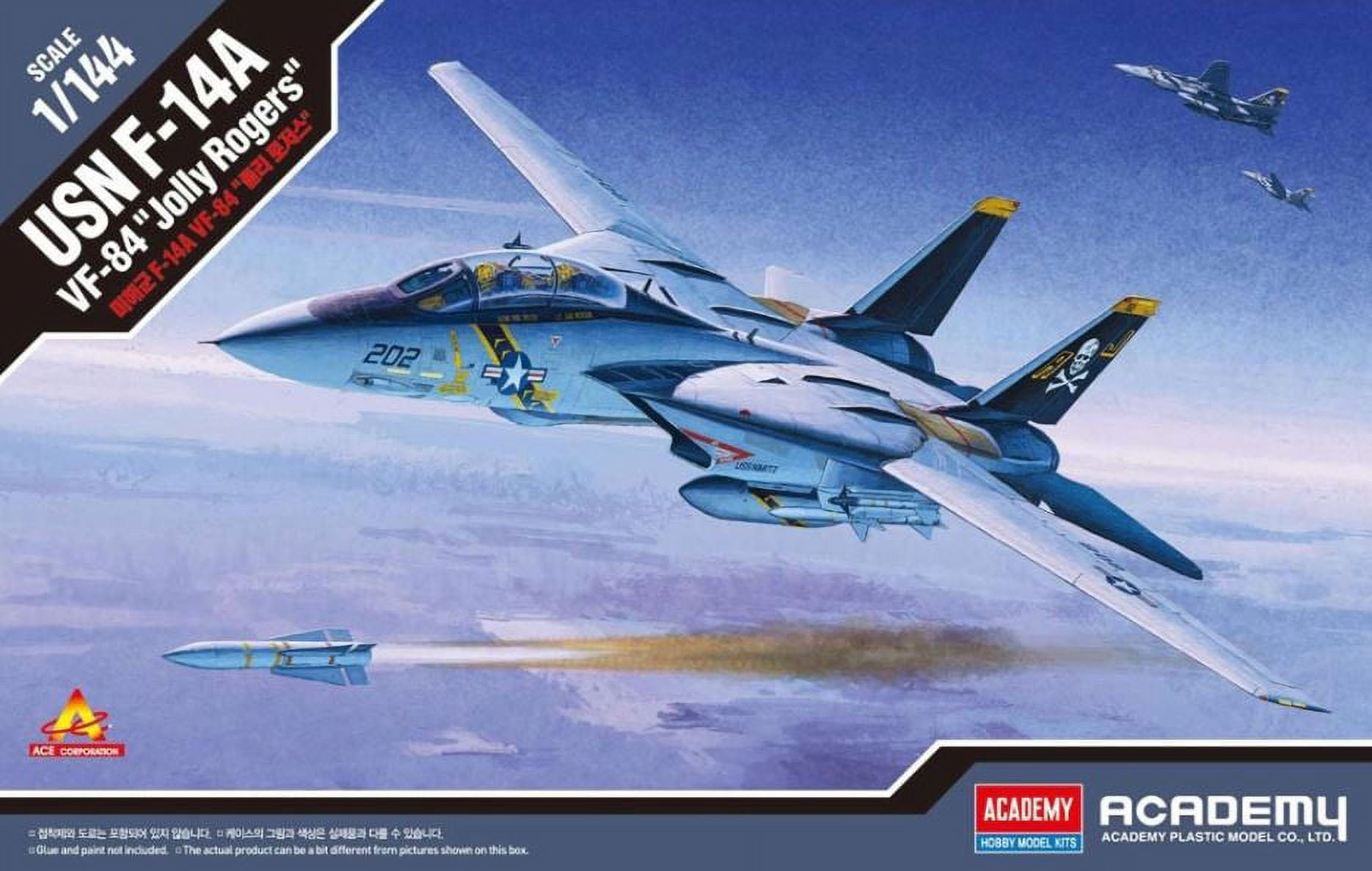 Academy 12626 F14A VF84 'Jolly Rogers' 1/144 Scale Plastic Model Kit