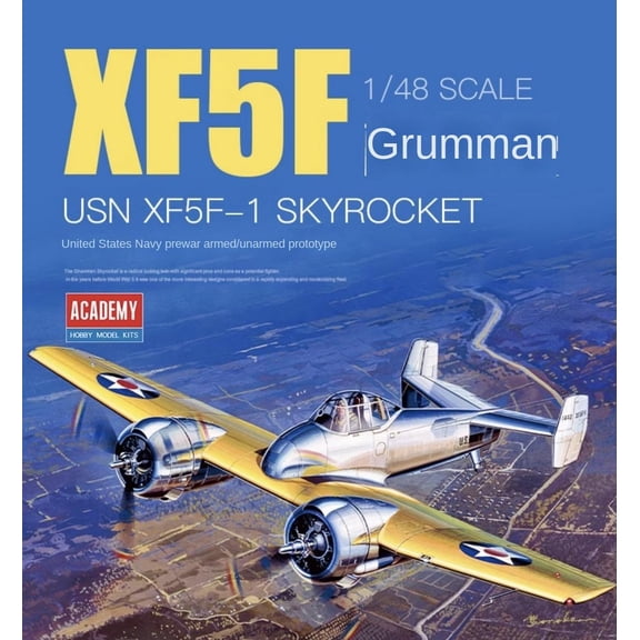 Academy AC12363 1/48 USN XF5F-1 Skyrocket Model Kit