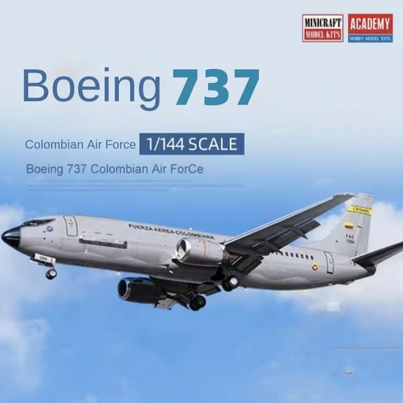Zvezda 500787019-1:144 Boeing 737-800, maqueta, Kit de construcción, construcción de Modelo, Hobby, Manualidades, Kit de construcción de plástico, sin lacar