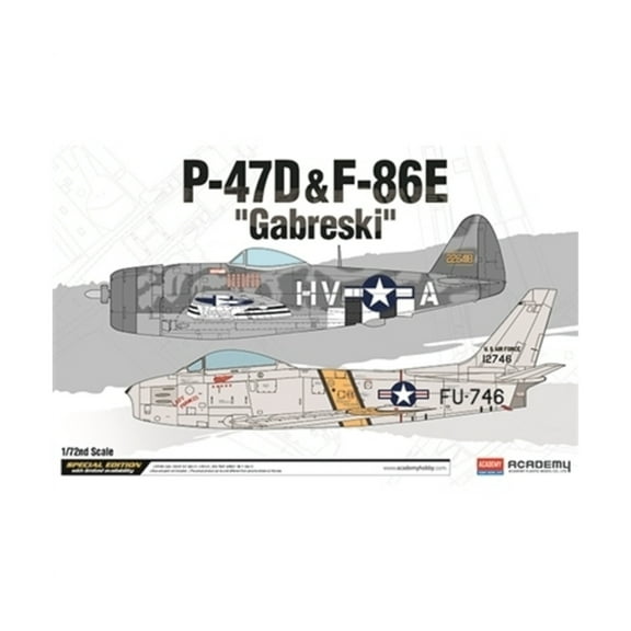 Academy Hobby P-47D & F-86E Gabreski New