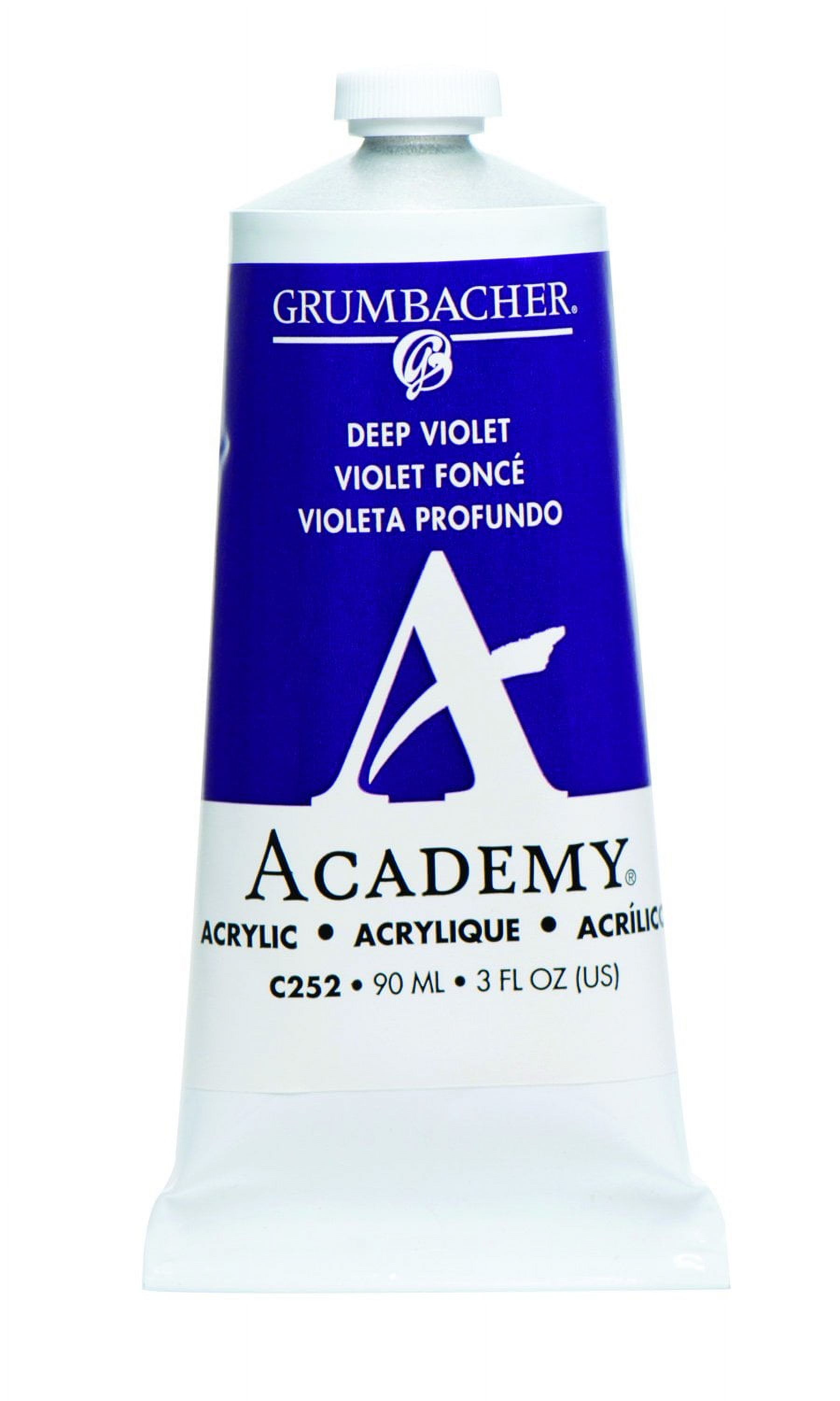 Academy Acrylic Paint 90ml Metal Tube, Glossy, Deep Violet