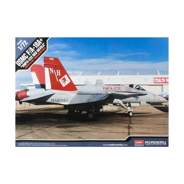 Academy F/A-18A Hornet USMC VMFA-232 Red Devils 1/72 Model Kit