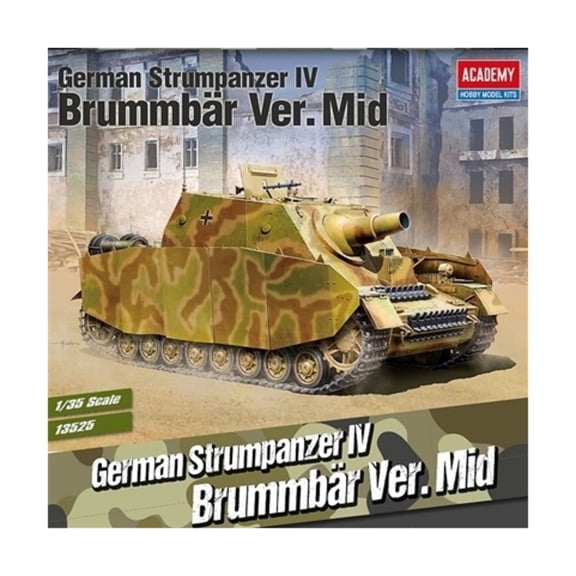 Academy Hobby German Strumpanzer IV Brummbar Mid Version (WWII) New