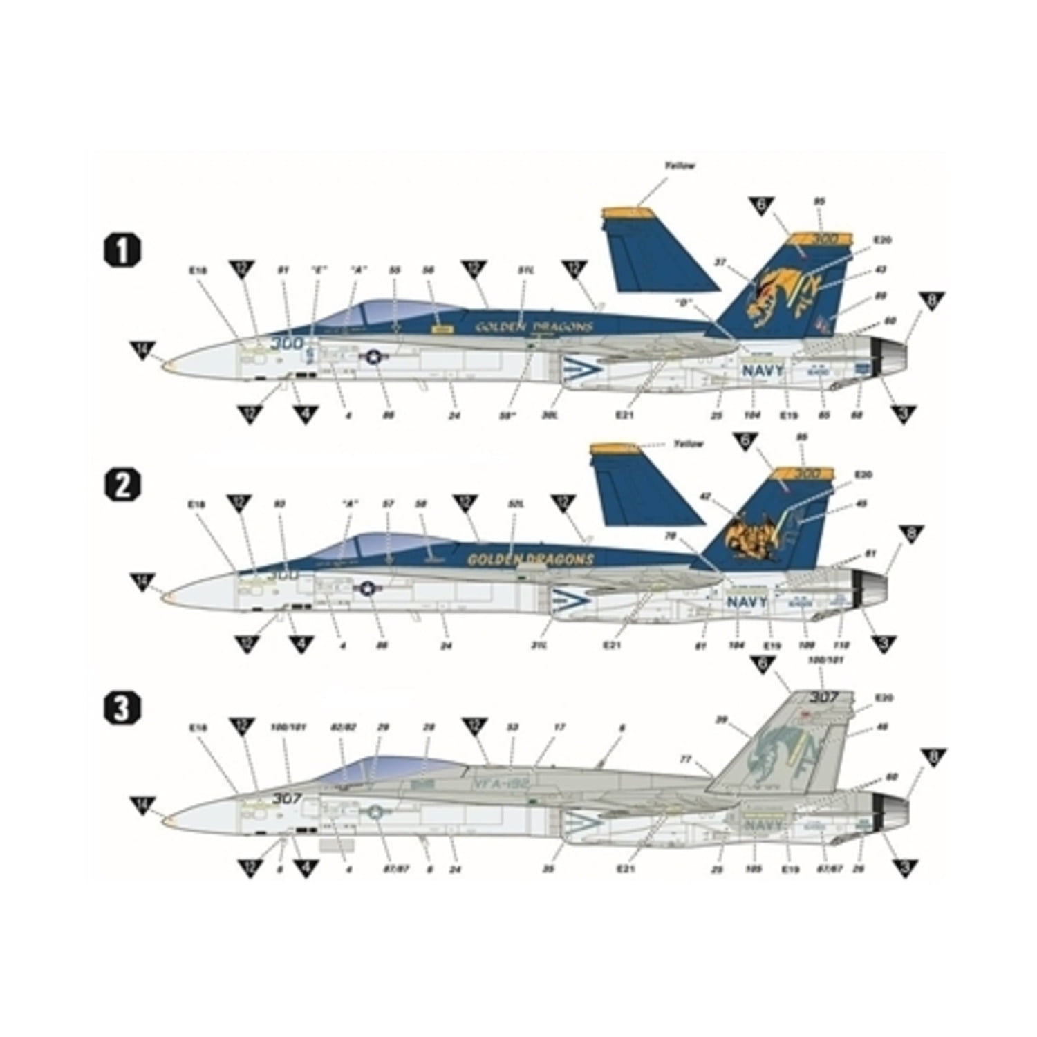 Academy Hobby USN F/A-18C VFA-192 Academy Hobby USN F/A-18C VFA-192