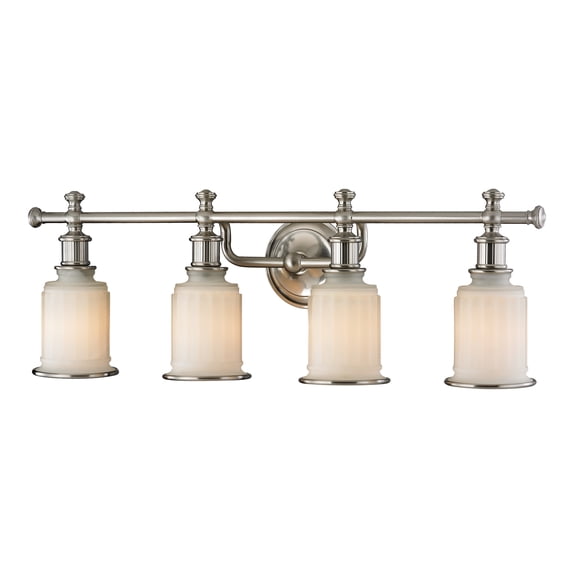 Acadia 4 Light Bathroom Light Brushed Nickel