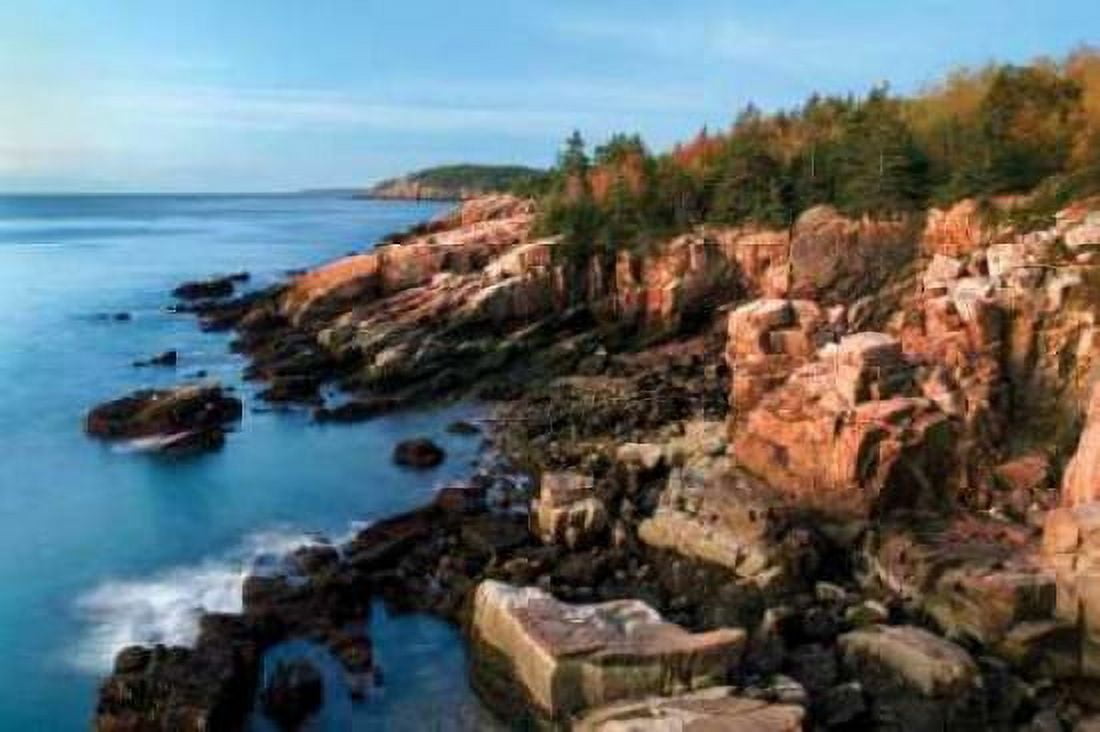 Acadia Coastline Canvas Art - Larry Malvin (12 x 18)
