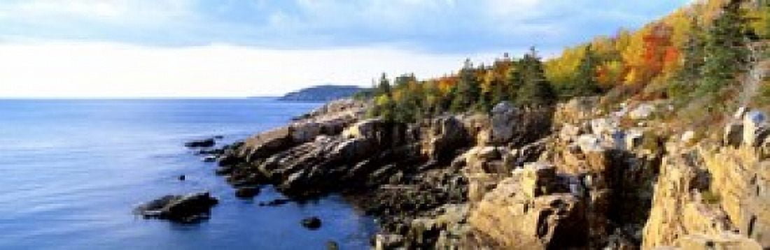 Acadia National Park Hancock County Maine Canvas Art - Panoramic Images (37 x 12)