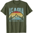 thumbnail image 1 of Acadia National Park Maine Mountains Retro Unisex T-Shirt for Men Women Kids Toddler, 1 of 5
