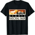 thumbnail image 1 of Acadia National Park Maine Nature Hike Outdoors Women T-Shirt Black Large, 1 of 4
