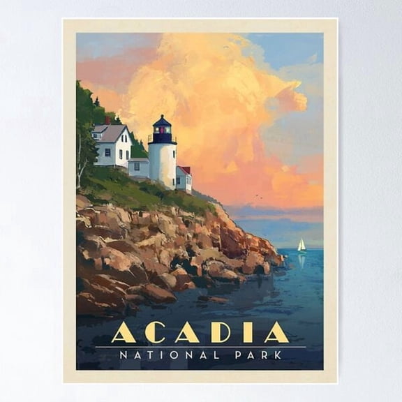 Acadia National Park Poster, Poster Only