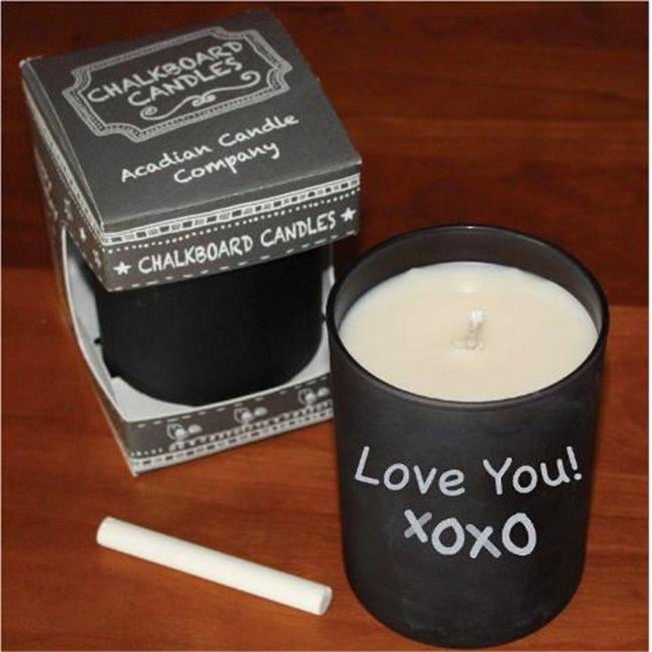 Lavender Cotton Scented Chalkboard Candle with Personalizable Message