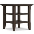 thumbnail image 1 of Acadian SOLID WOOD End Table in Warm Walnut Brown, 1 of 10