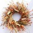 thumbnail image 1 of Acahhotxx 24 Inch Fall Wreath Front Door Wreath Harvest Wheat Autumn Wreaths, 1 of 3