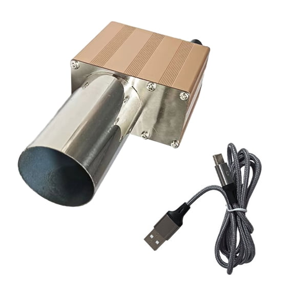 Acahhotxx Air Blower, Barbecue Air Blower Portable Handheld Electric BBQ Cooking Fan Air Blower Bellows Tool for Outdoor Camping