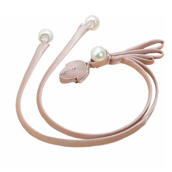 Acahhotxx Cheongsam Buttons, Chinese Closure Buttons Long Tassles Chinese Knots Frog Buttons Closure Buttons for Coat - Gray Powder