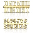 thumbnail image 1 of Acahhotxx Clock Numbers, Craft Digital Clock Numbers Kits Metal Arabic or Roman Numerals Set for Clock Watch Repair Replacement Accessories, 1 of 2