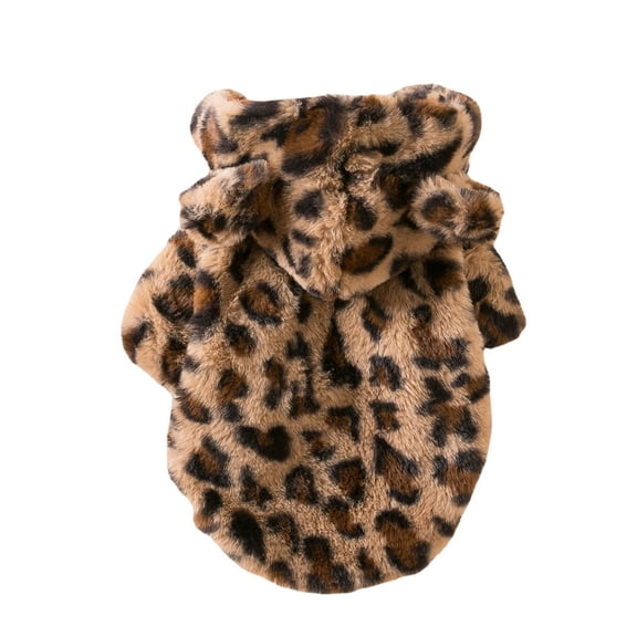 Acahhotxx Coat Jacket, Cat Dog Funny Cosplay Furry Costume Soft Comfortable Coat Costume Accessories Dress Up Accessories - Brown - XL