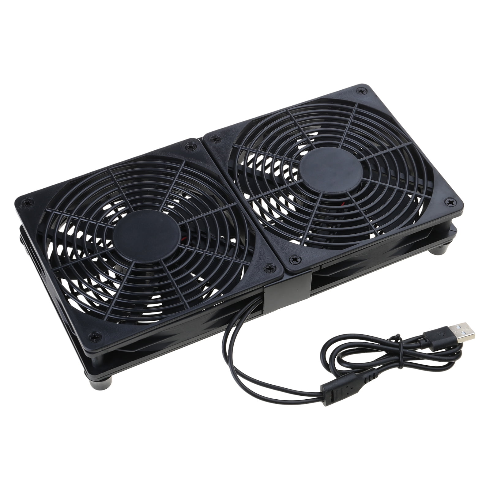 Router Rack Fan Acahhotxx Cooling Fan, USB Powered Cooling Fan Stand 120mm for Router ...