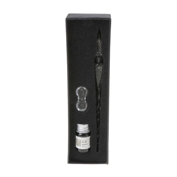 Acahhotxx Dip Pen, Glass Dip Fountain Pen Business Office Supplies Call